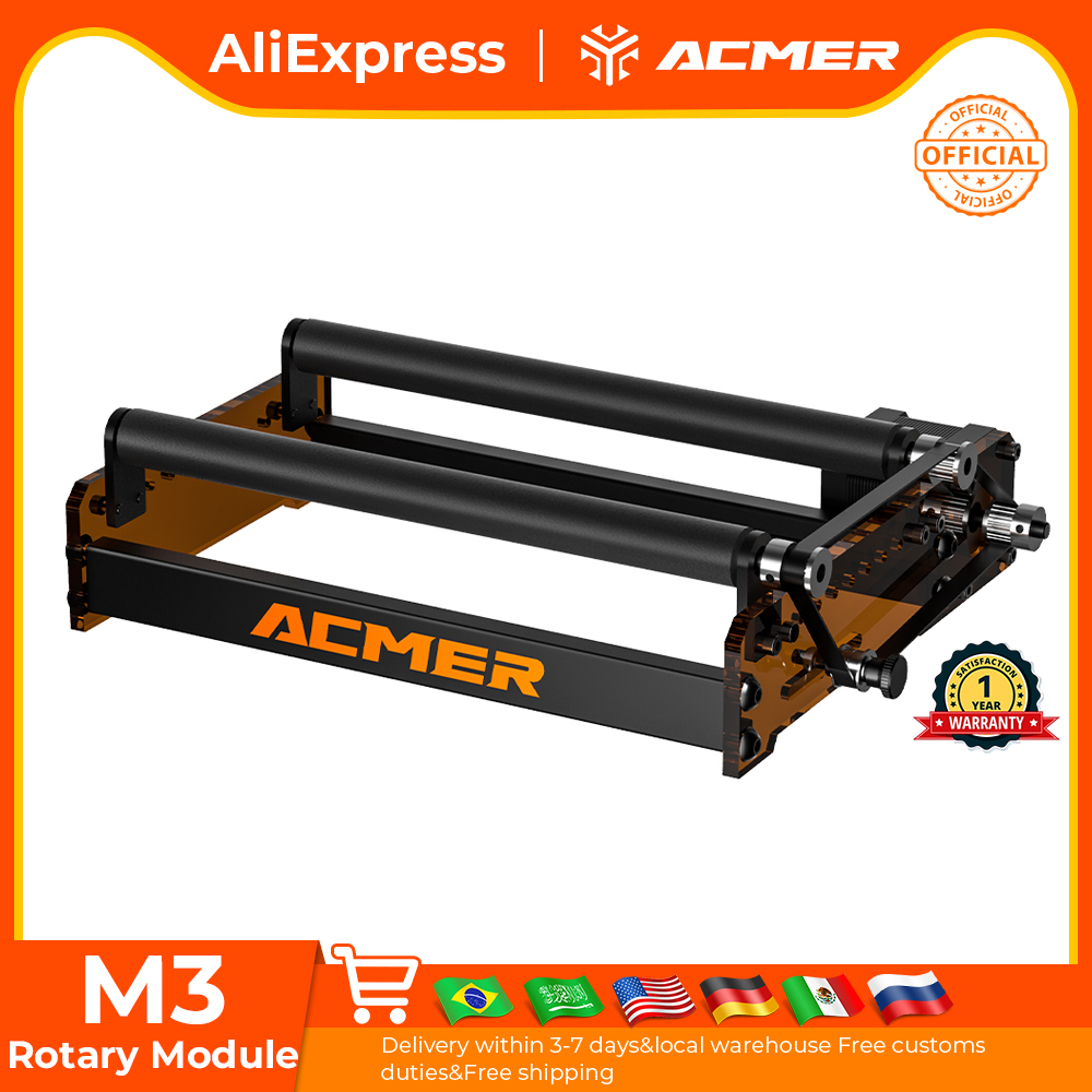 Industrial Laser Cutter - أسطوانة ليزر دوارة ACMER M3 360
