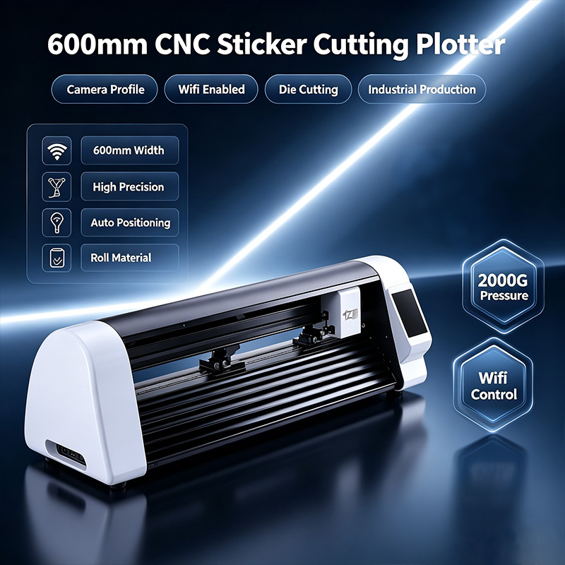 Industrial Laser Cutter - آلة قطع الملصقات بالليزر CNC بعرض