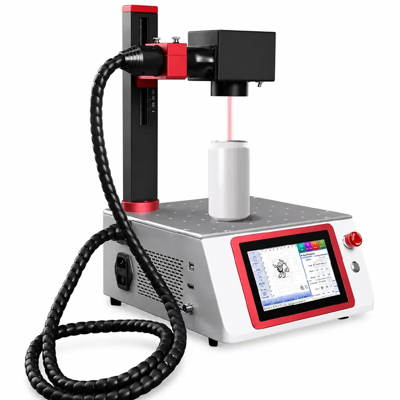 آلة نقش بالليزر المحمولة 20 وا - مراجعة Industrial Laser Printer وسعره
