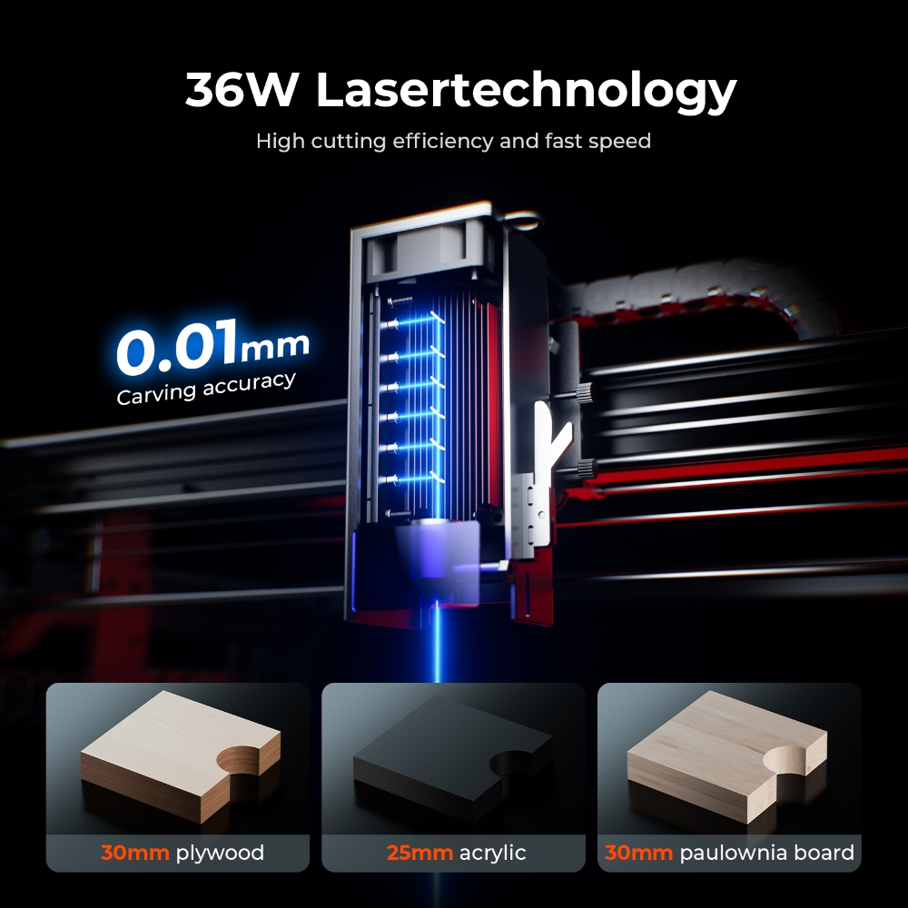 ماكينة نقش بالليزر ACMER S2 PR - مراجعة Industrial Laser Cutter وسعره