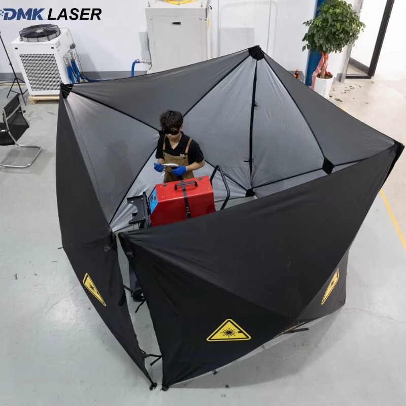 خيمة أمان قابلة للطي بحجم 2×2  - مراجعة Industrial Laser Enclosure وسعره